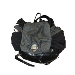 OBEY PROPAGANDA Adjustable Straps Large Backpack Vintage Zippered Pockets School